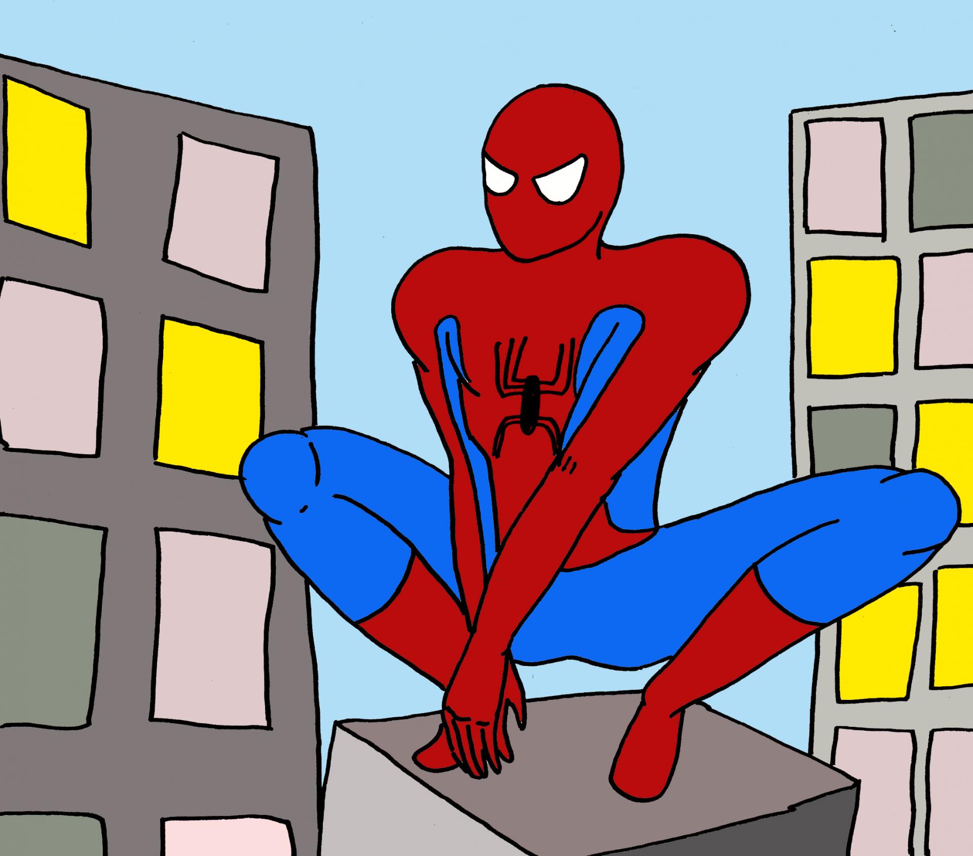 illustration Spiderman